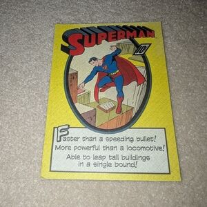 Superman Birthday Card